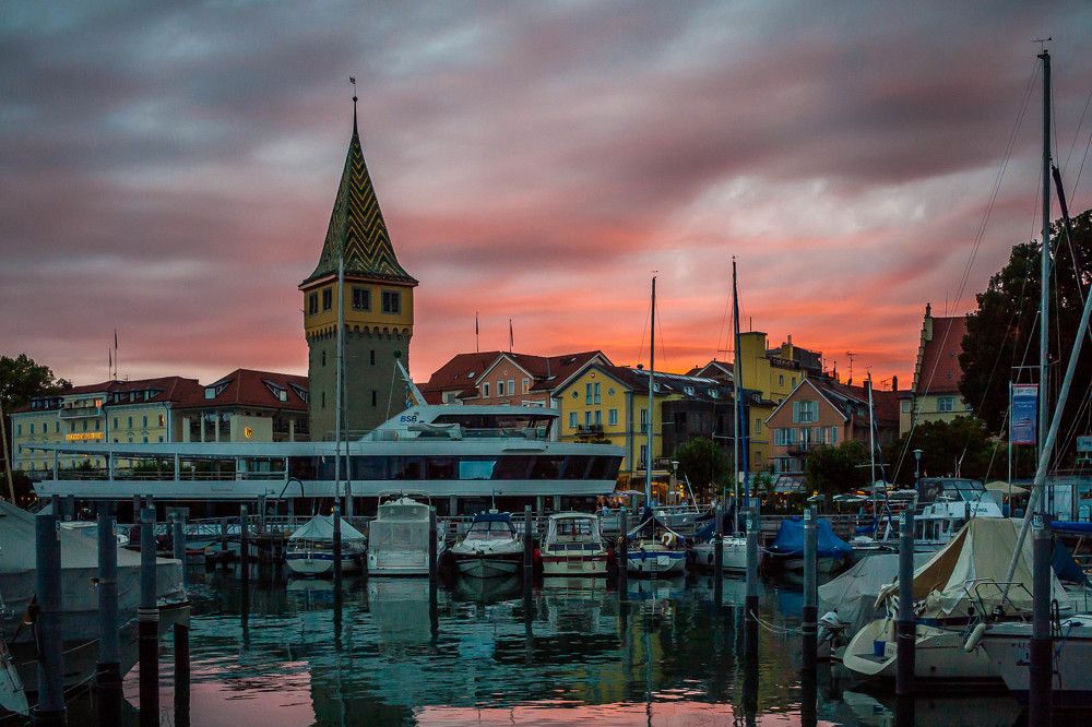 Lindau by sunset