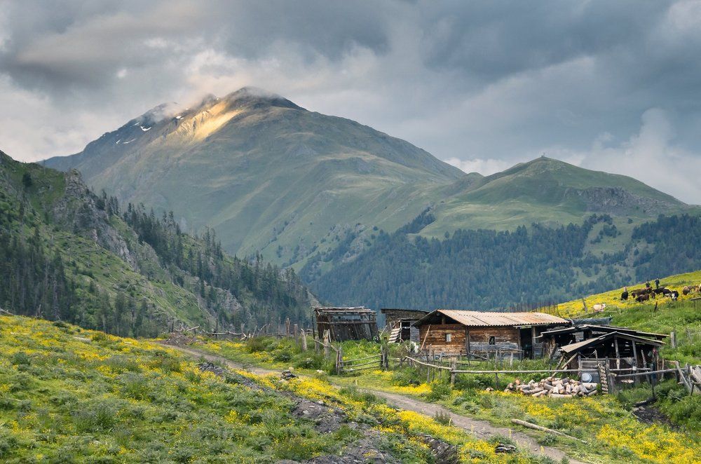 Вечер в ауле