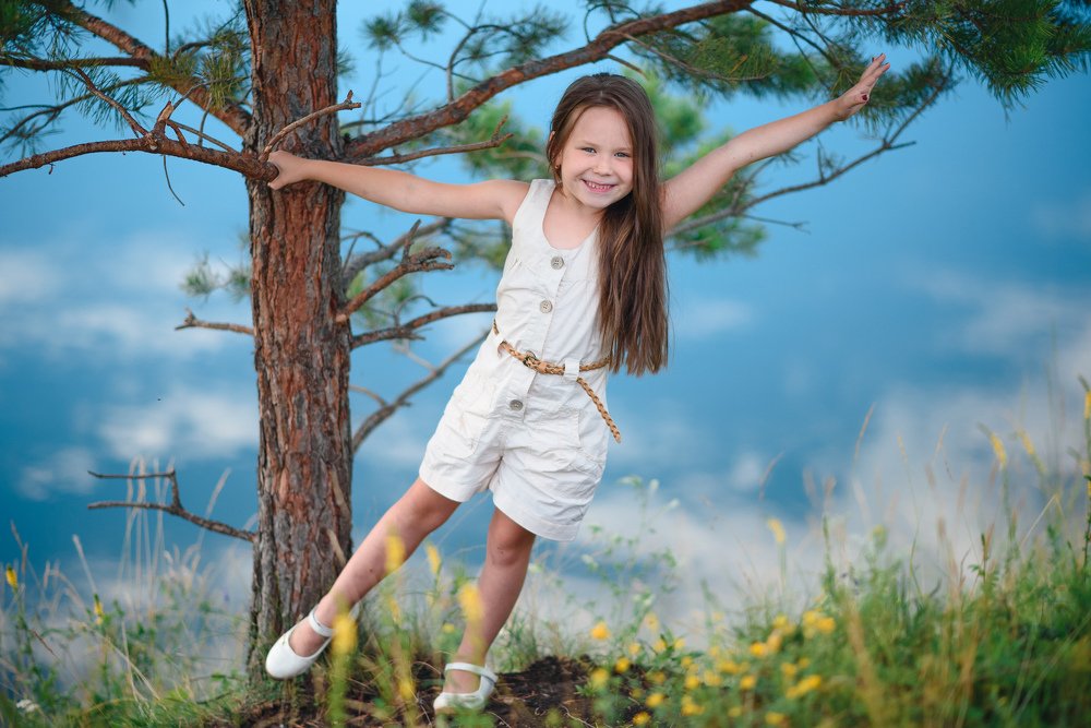 В облаках...