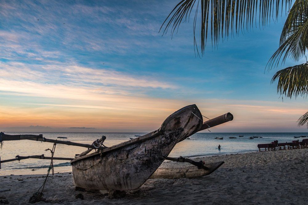 A dugout canoe or simply dugout