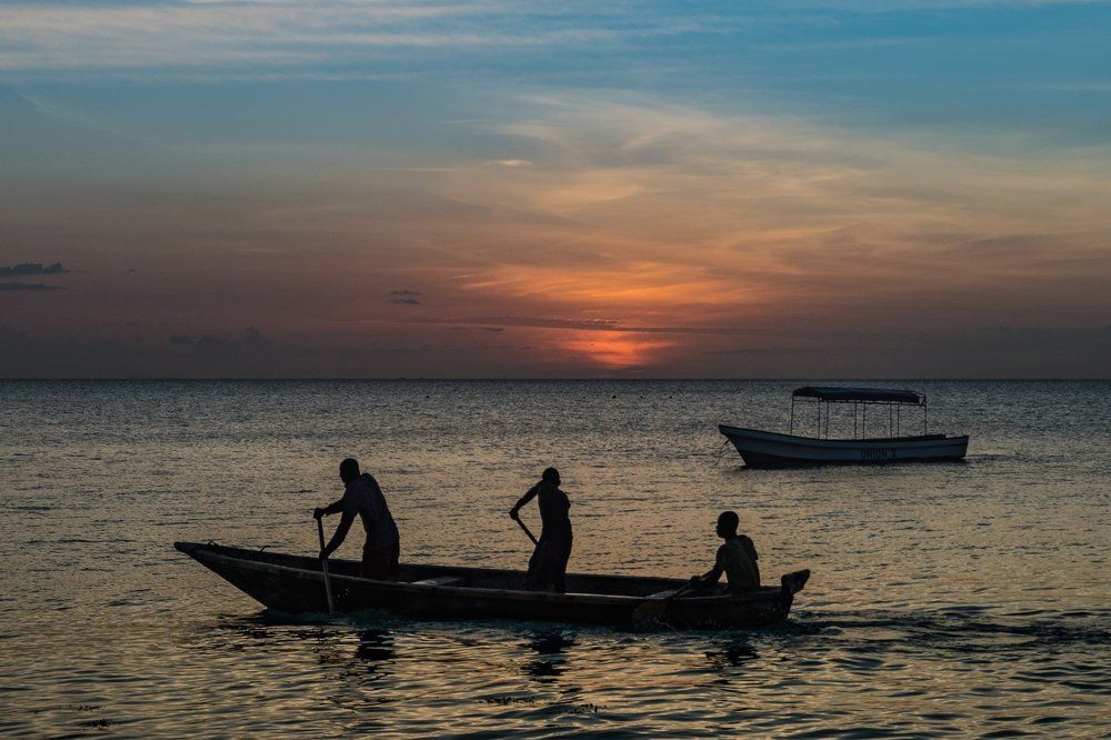 Fishing is a hard job.