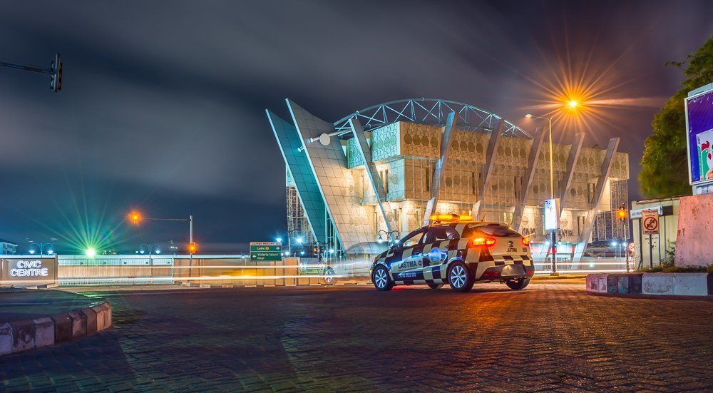 THE CIVIC CENTRE (night view)