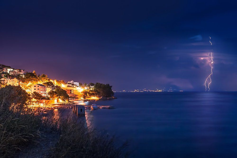 Summer storm in Croatia