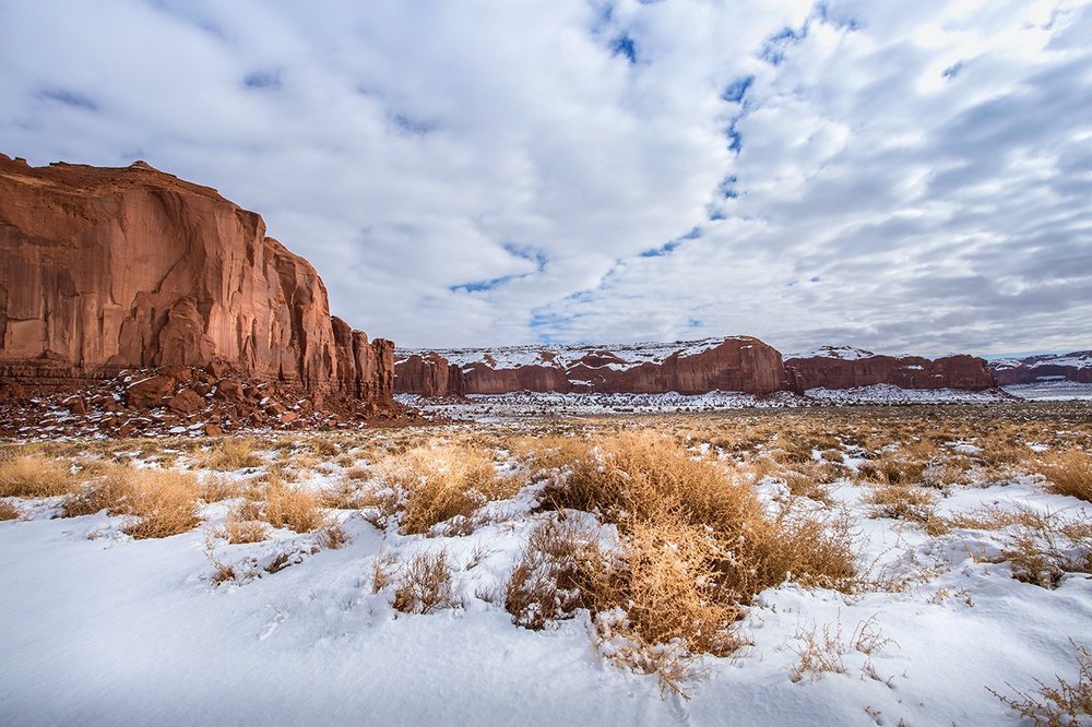 Beauty of Monument Valley in Winter