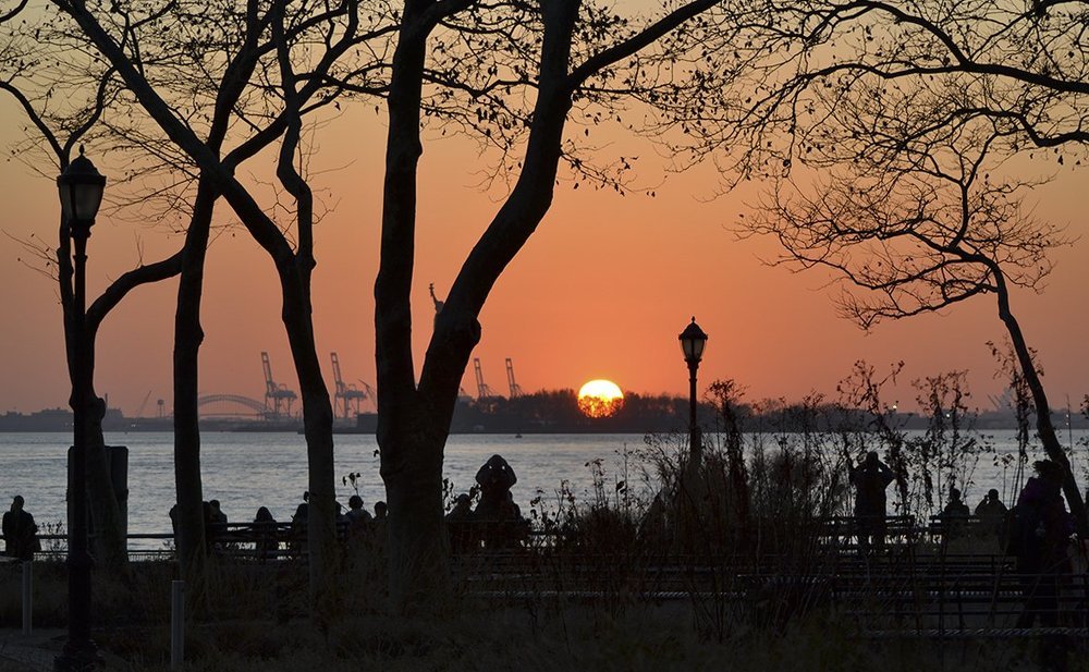 Закат над Гудзоном