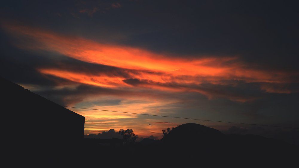 Cloudy evening