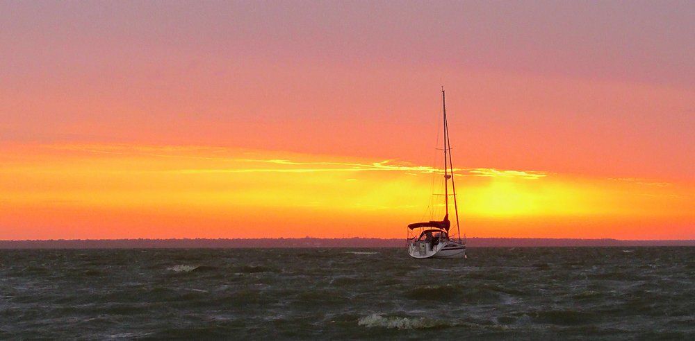 раннее утро над лиманом...