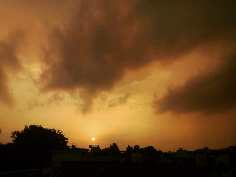 Sky cloudy weather