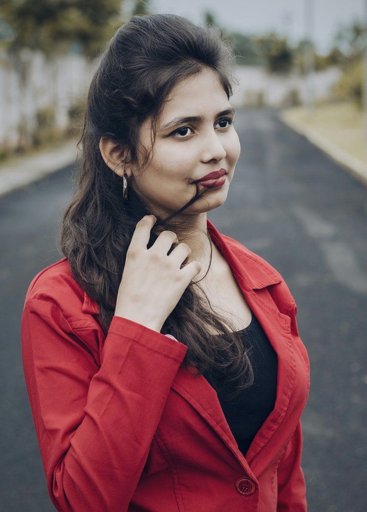 Red jacket