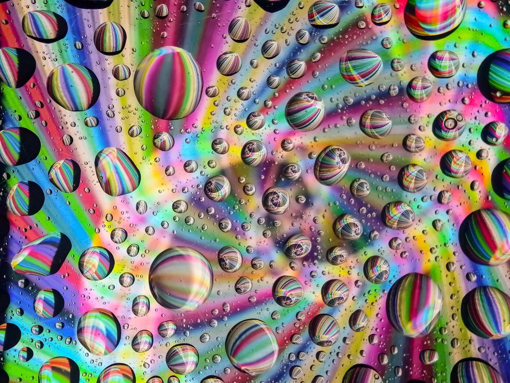 bubble rainbow