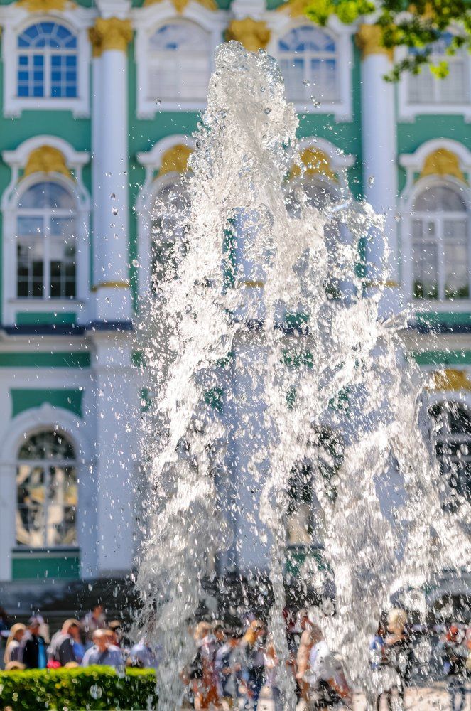 Fountain at the Hermitage.