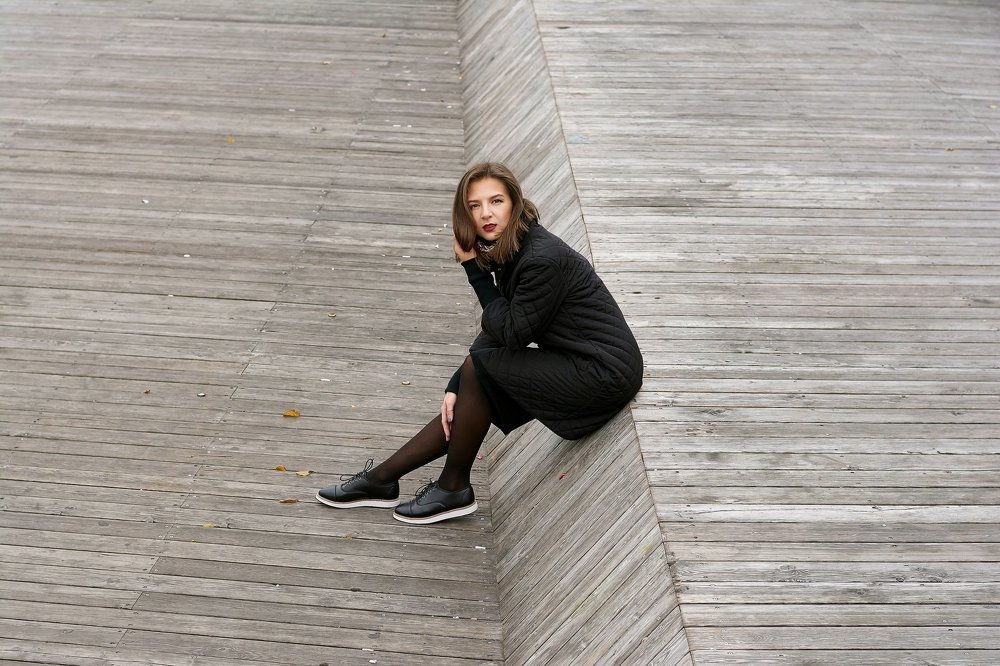 Lonely beautiful girl