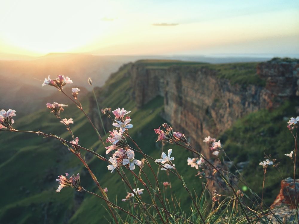 Потрясающий закат на плато Бермамыт КЧР