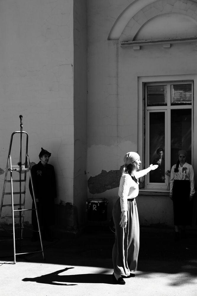 Уличное выступление.