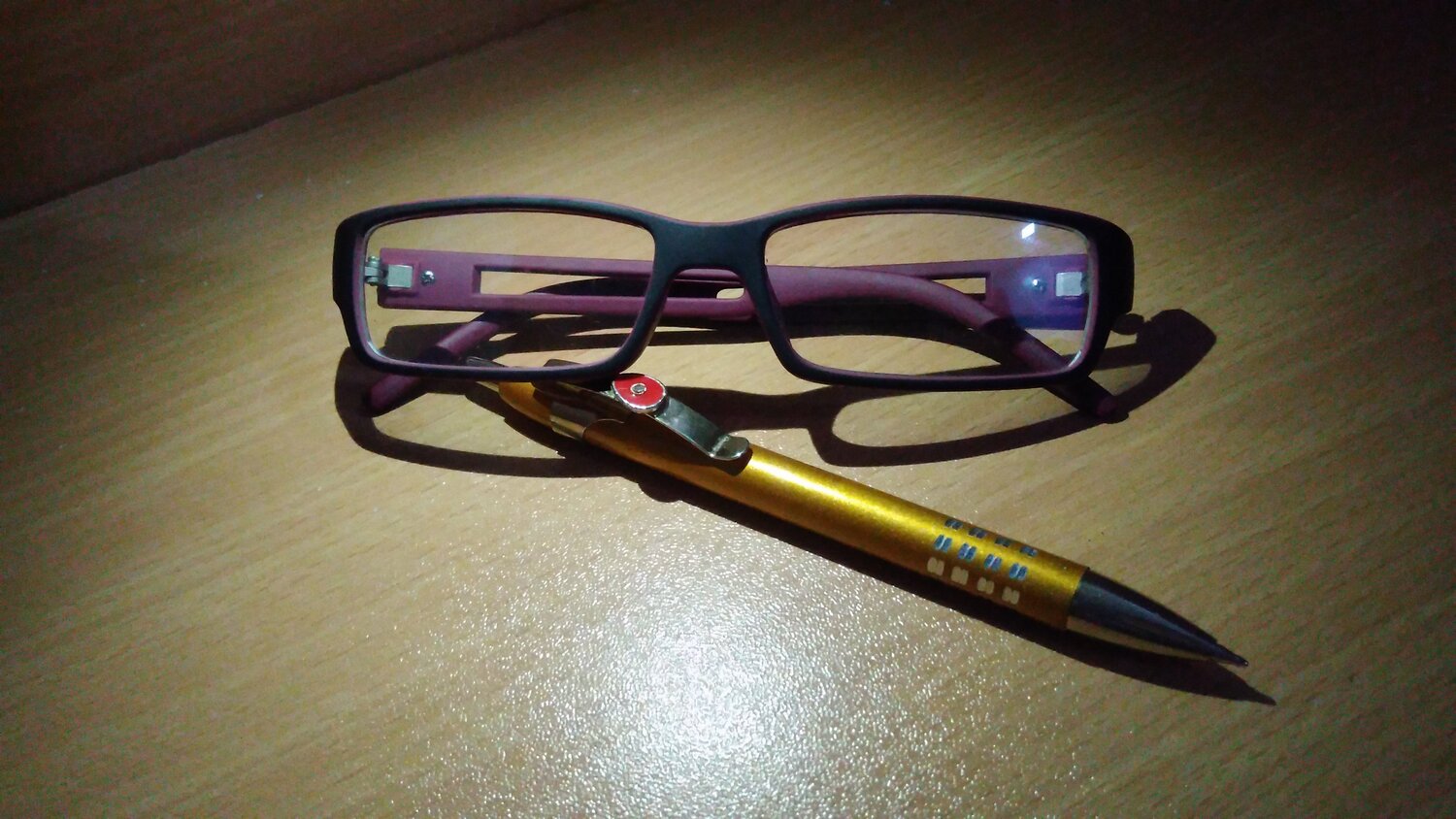 Spectacles and pen together can change the world