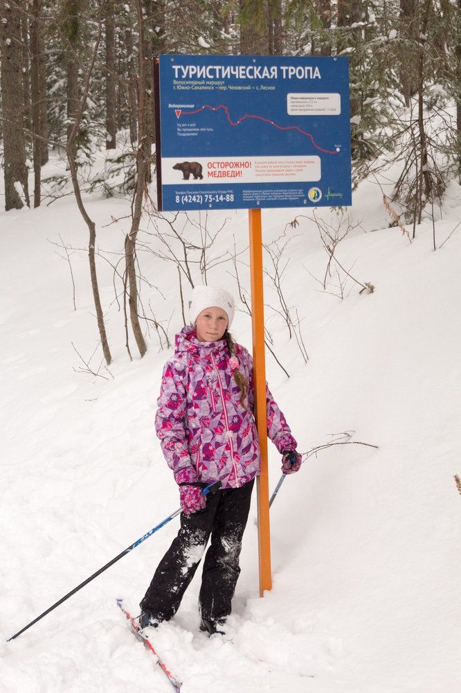 лыжная прогулка