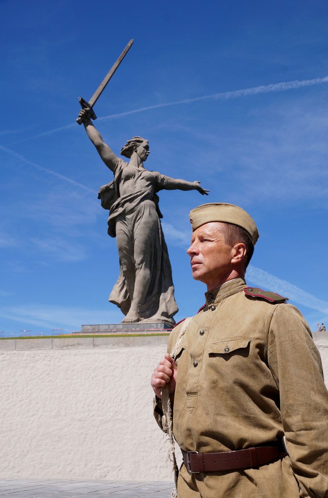 На Мамаевом кургане