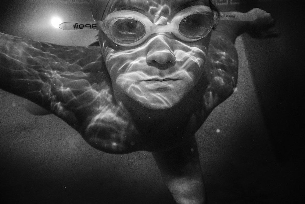 Портрет под водой