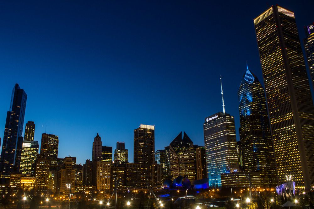 Огни ночного города