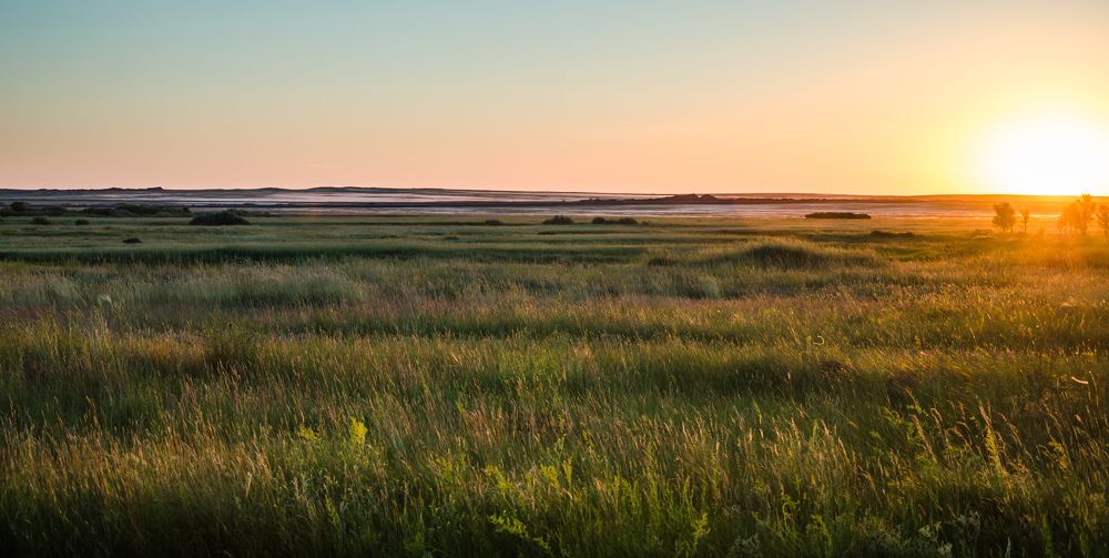 Степной закат