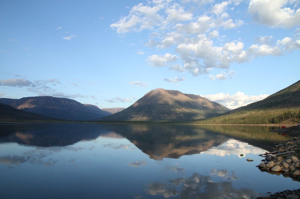 Восточная часть о. Лама (плато Путорана, п-в Таймыр)