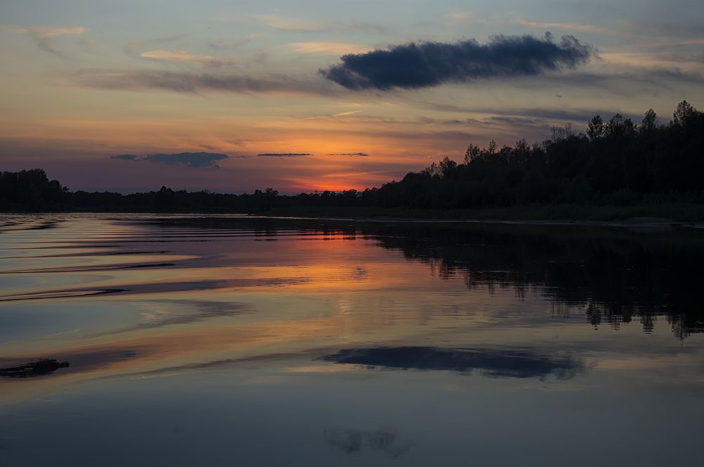 Закат на Припяти.