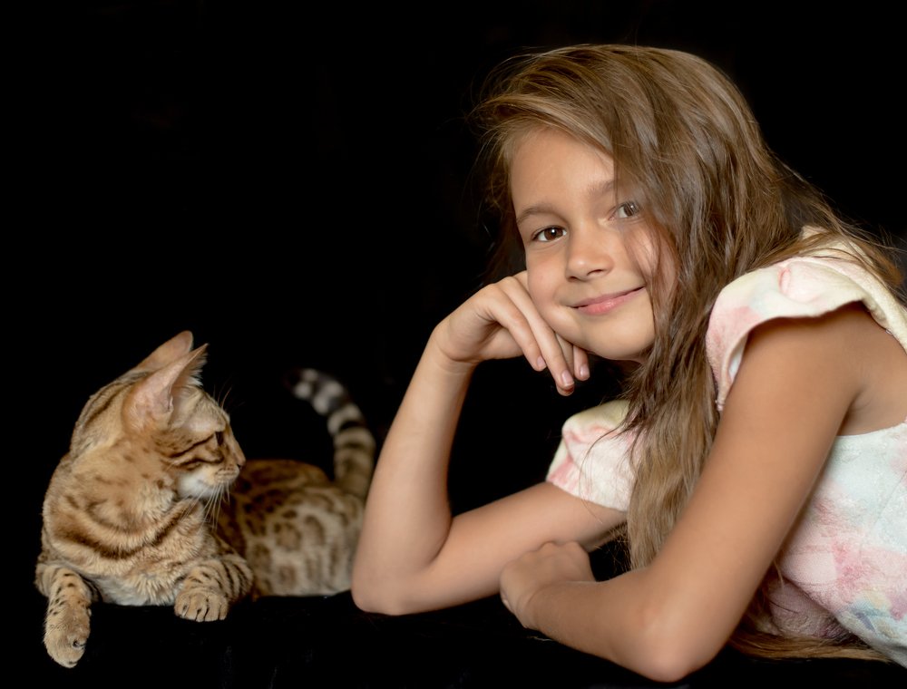 Girl&cat