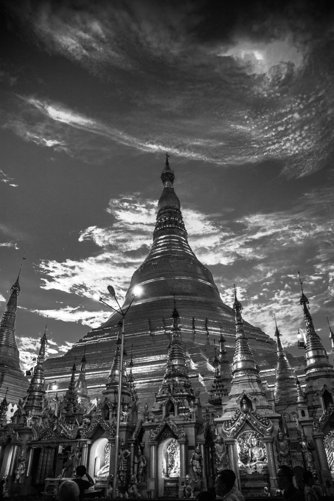 Shwe Dagon pagoda.