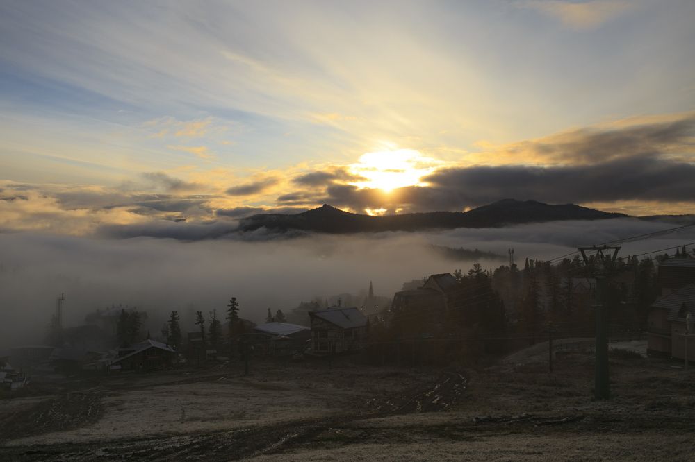 первый снег