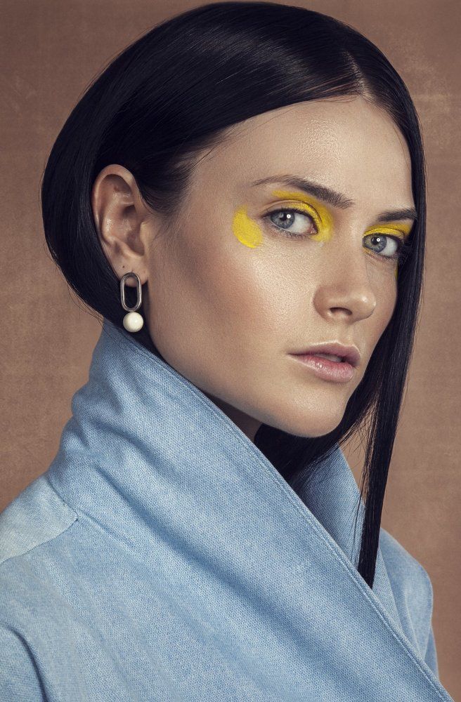 Serenity in her bright eyes