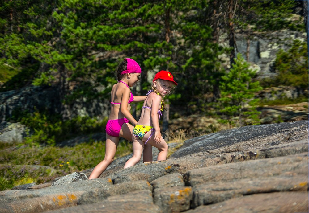 Лето на острове Кий.