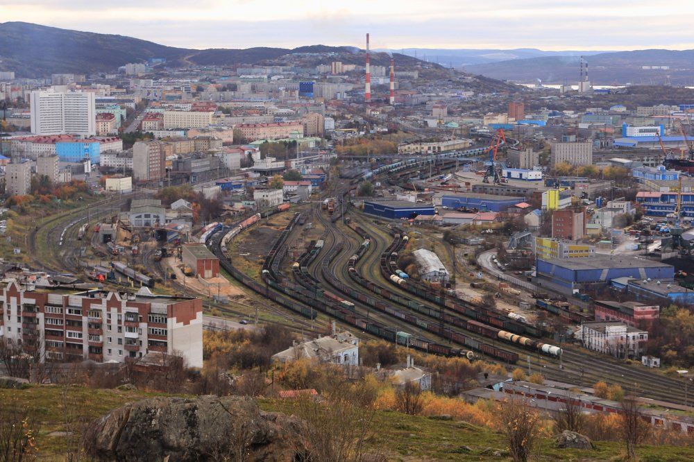 Мурманск Порт и жд узел