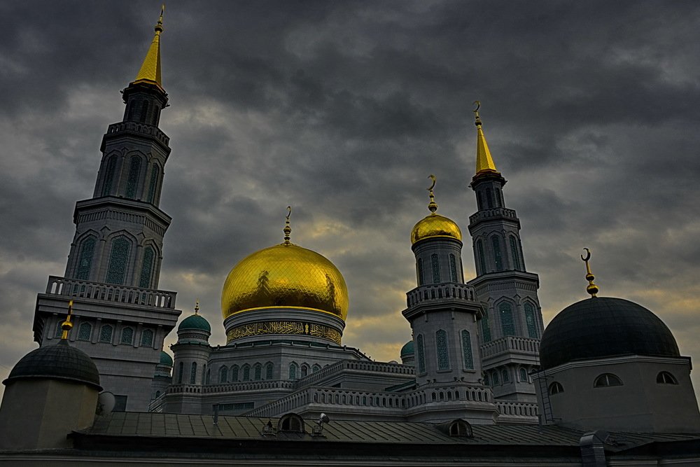 СОБОРНАЯ  МЕЧЕТЬ  В  МОСКВЕ .