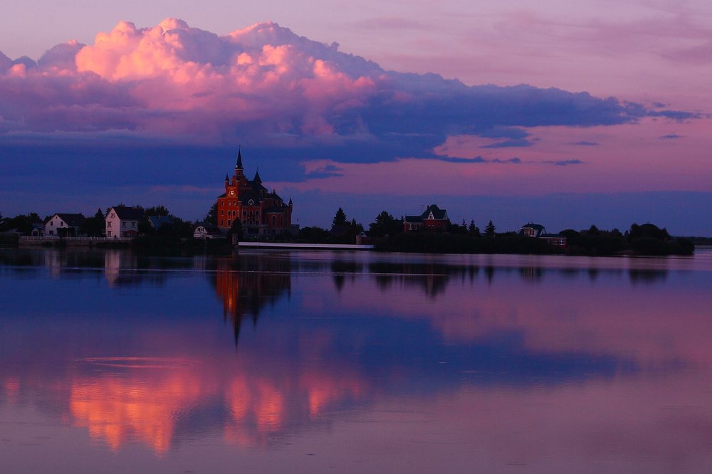 В лучах заката