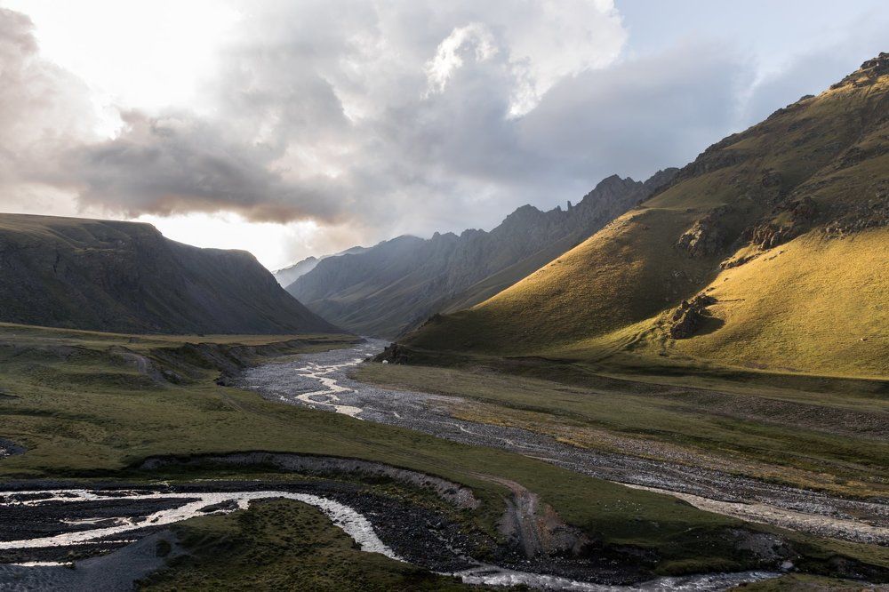 В закатных лучах