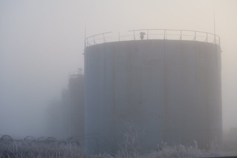 Баки в тумане