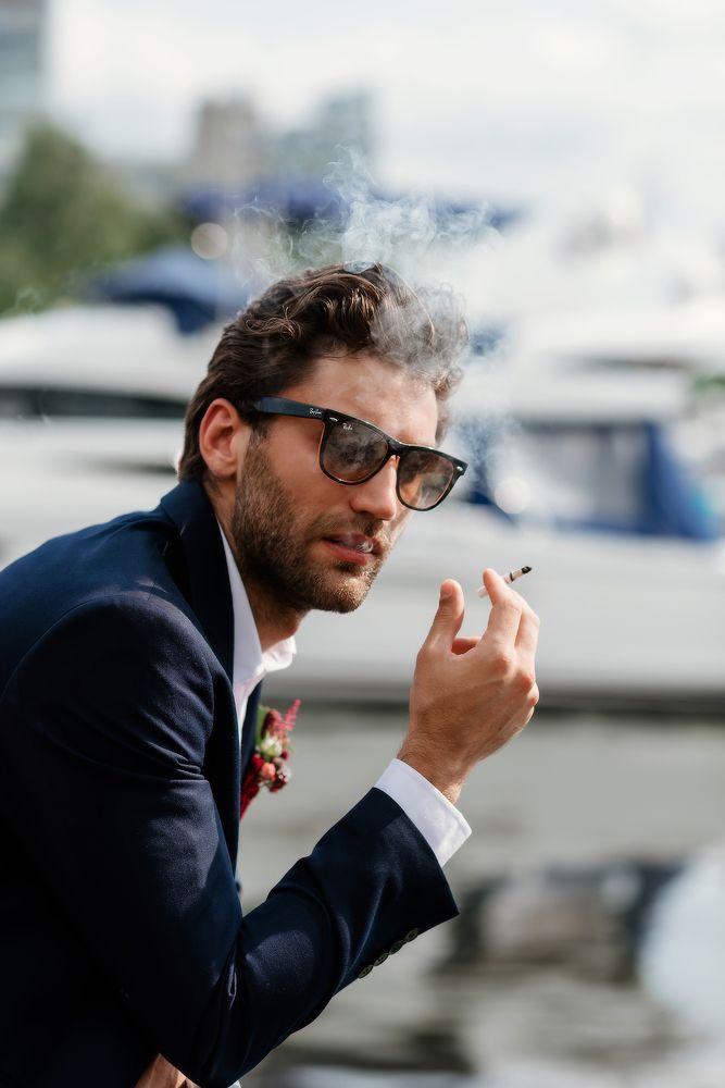 Стильный мужской портрет