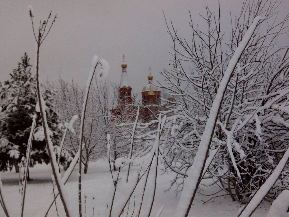 Россия.  Перед Рождеством.