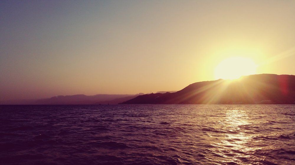 Горный закат