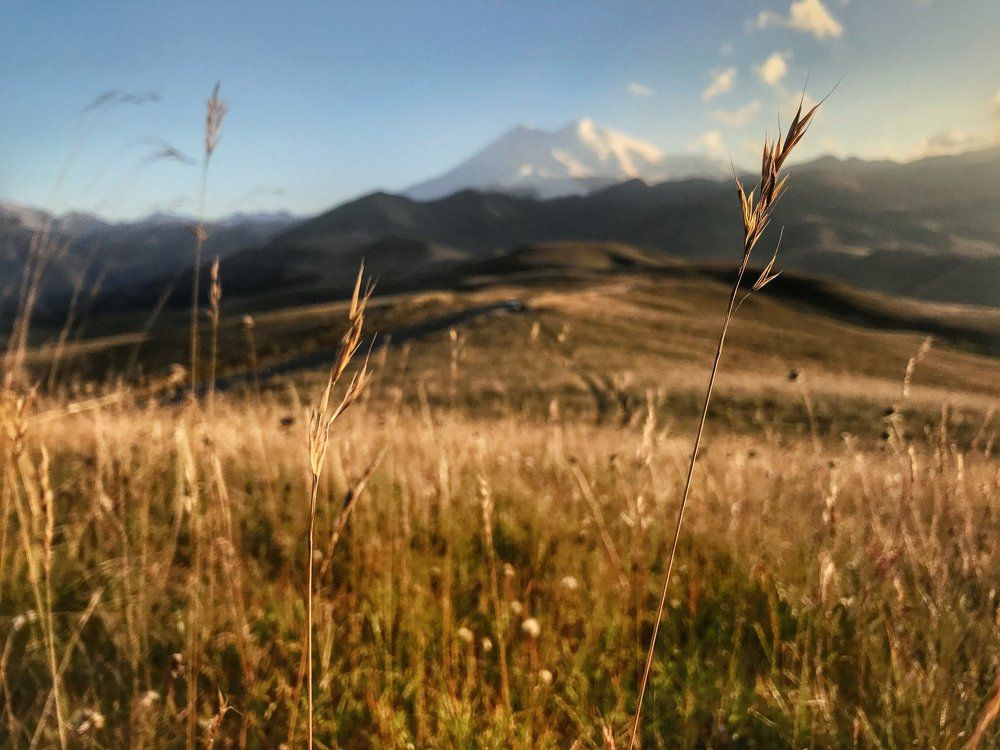 Двуглавый Эльбрус. Кабардино-Балкария.