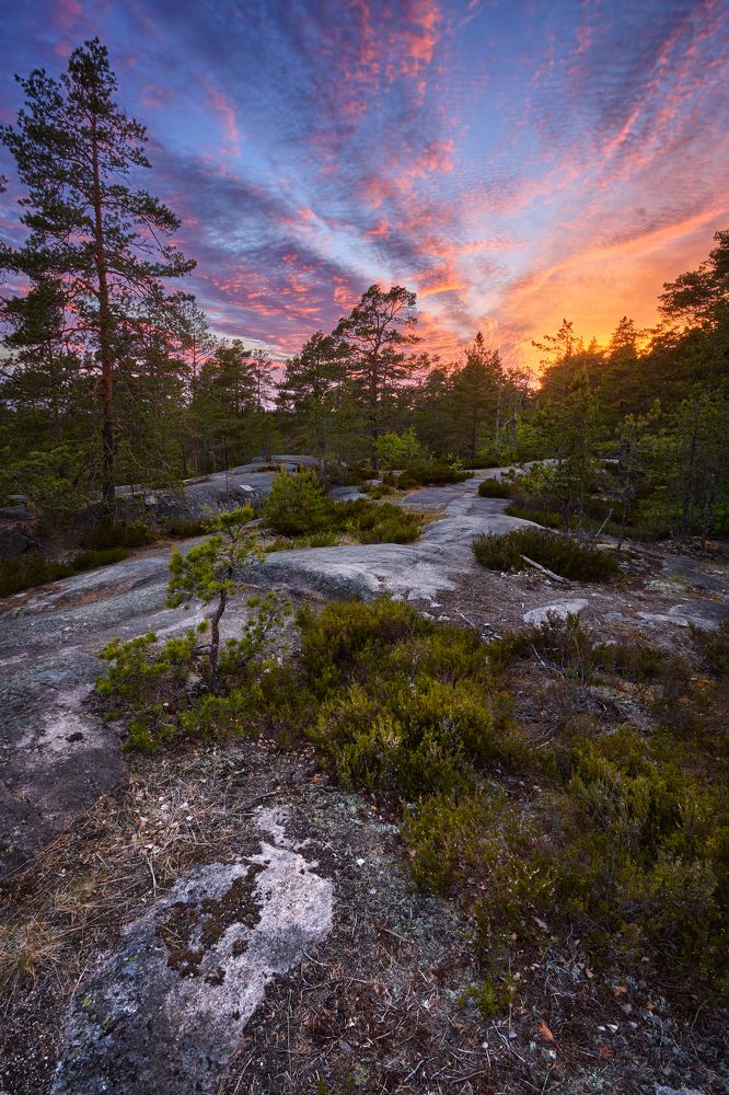 Закат в Нууксио