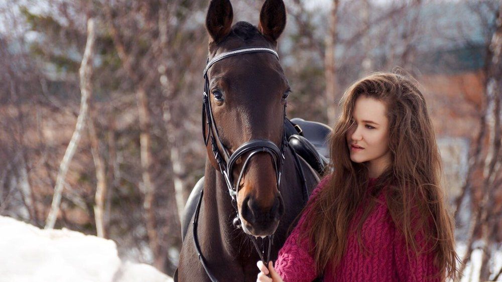 Зимняя прогулка с другом