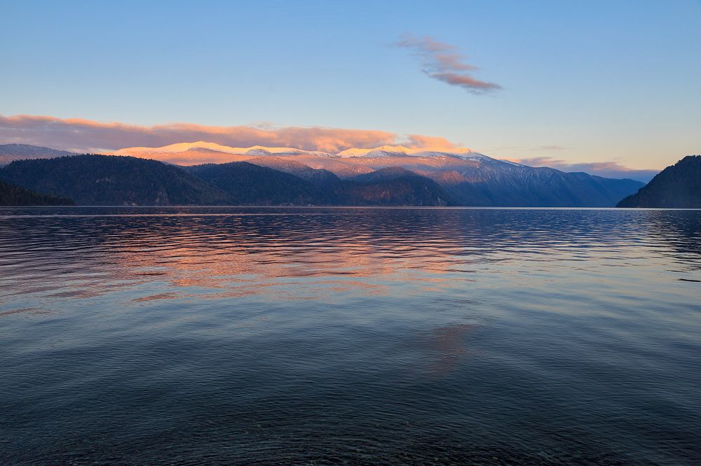 Закат в  Гольцах