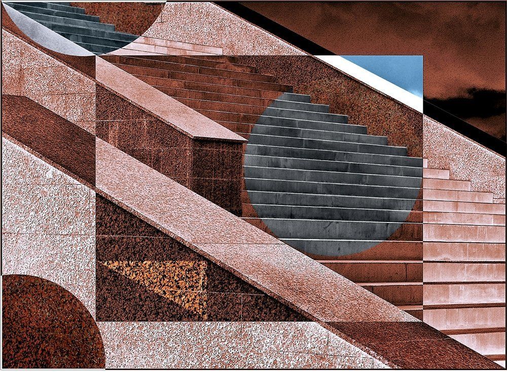 Ступени. Челябинск. Геометрический конструктивизм-1.