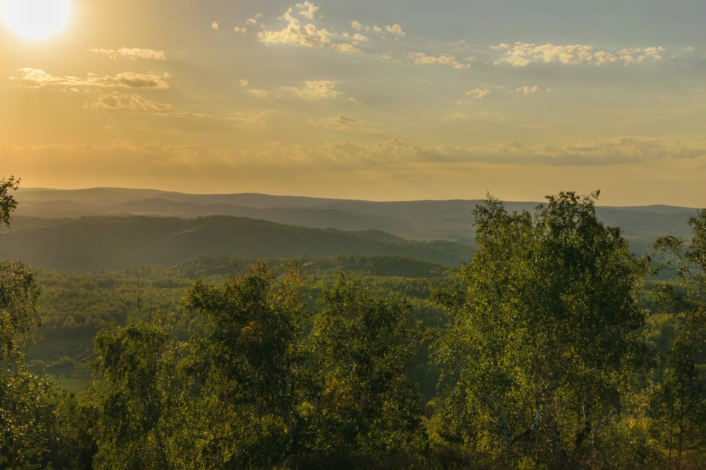Первый осенний закат