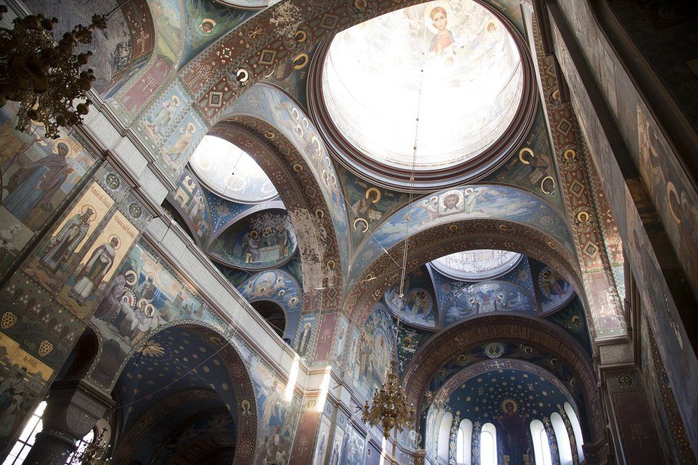 Interior of the New Athos Monastery