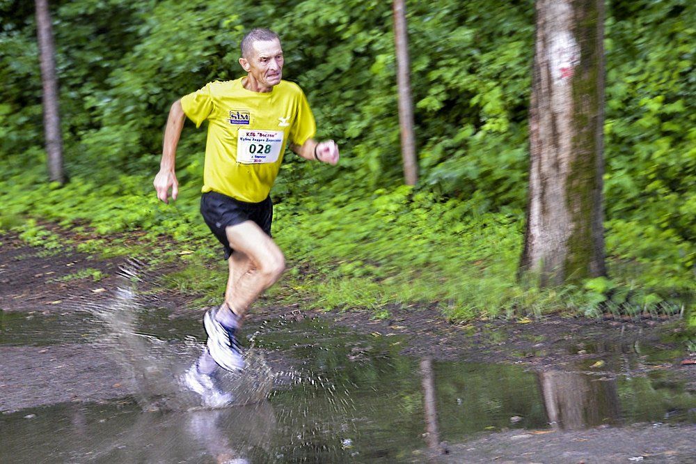 На дистанции кросса