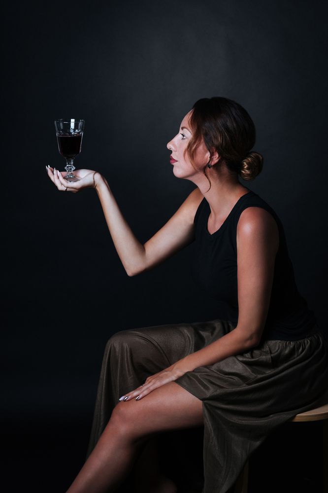 Бокал красного