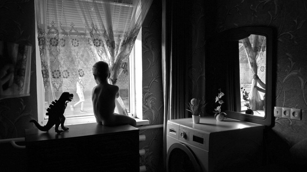 Охота динозавра на прохожих