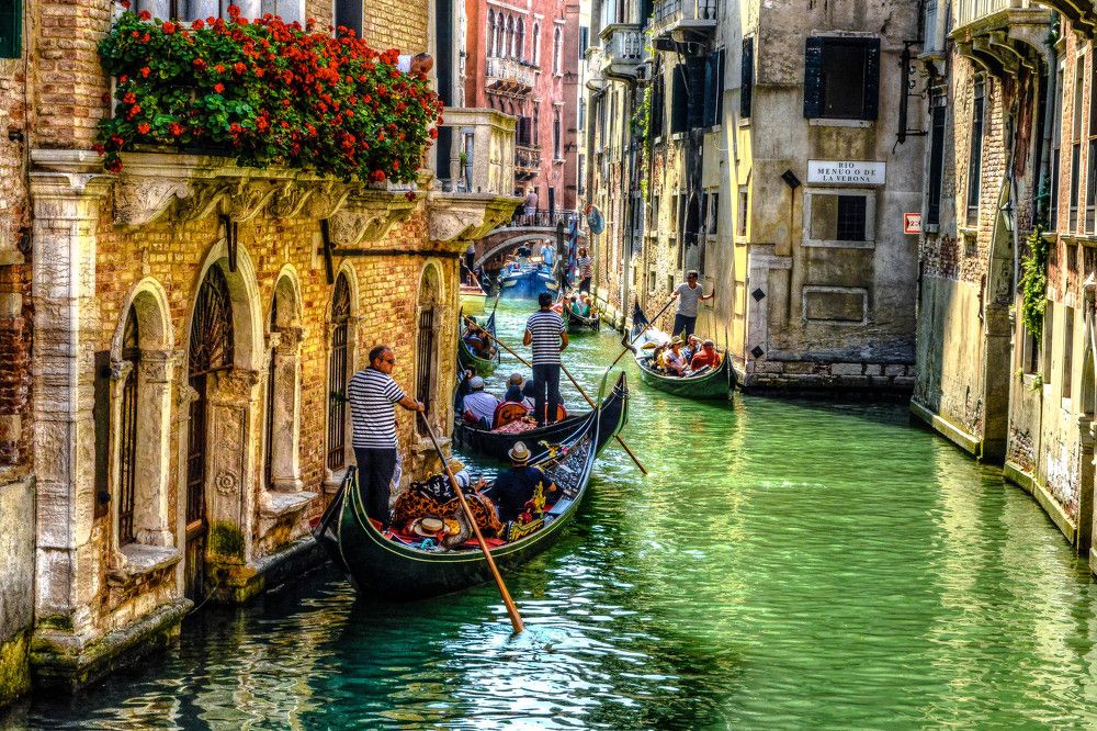 Street on the water - Venice